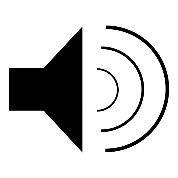 Speaker Icon Logo PNG Vector