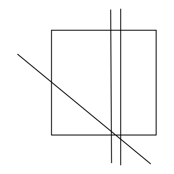 Square and lines Logo PNG Vector