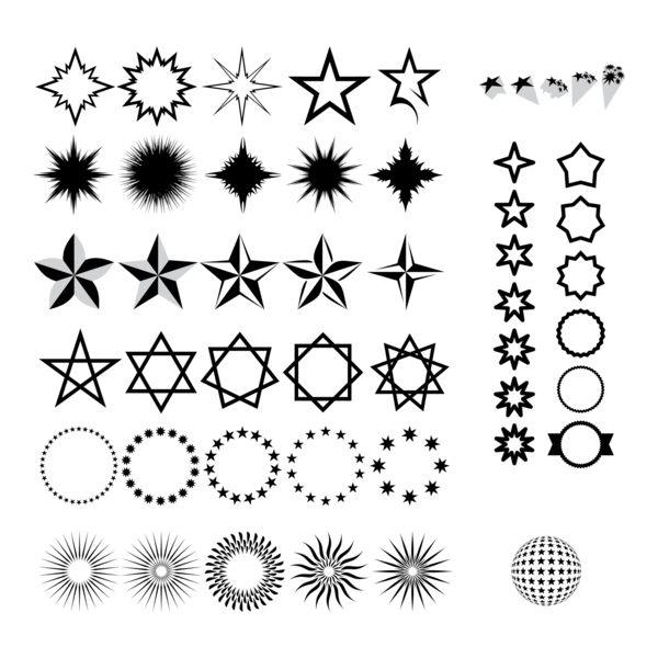 Stars Logo PNG Vector