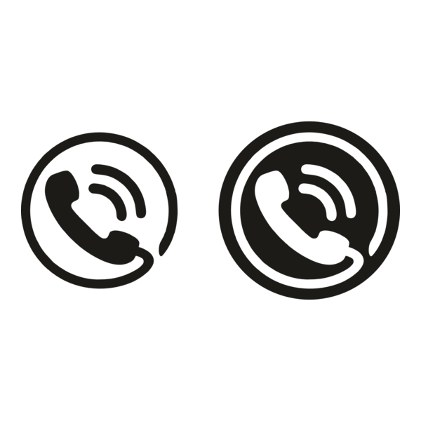 Telefono Logo PNG Vector