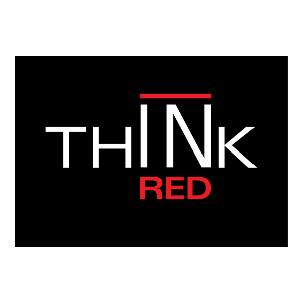 Think in RED Logo PNG Vector