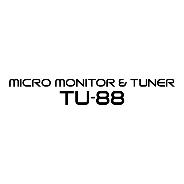 TU-88 Micro Monitor & Tuner Logo PNG Vector