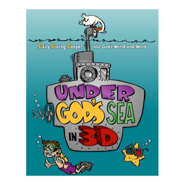 Under God's Sea in 3D Logo PNG Vector