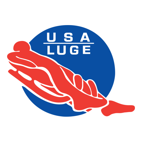 USA Luge Logo PNG Vector
