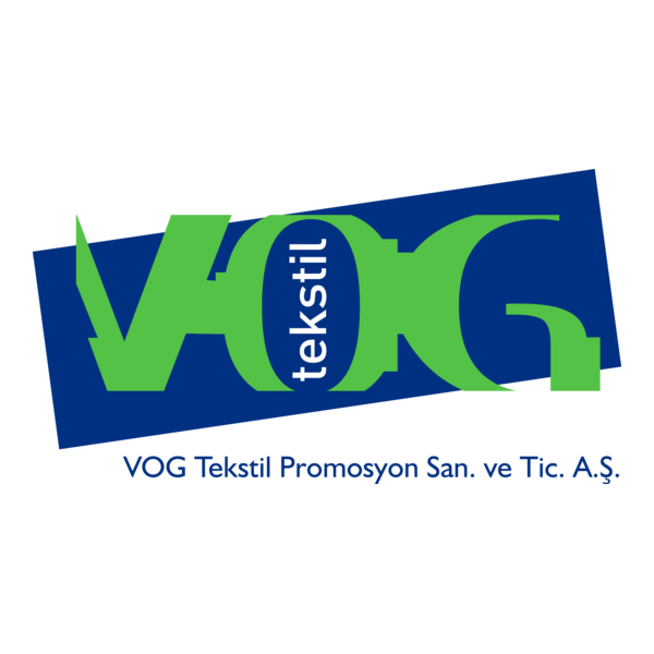 VOG Tekstil Logo PNG Vector