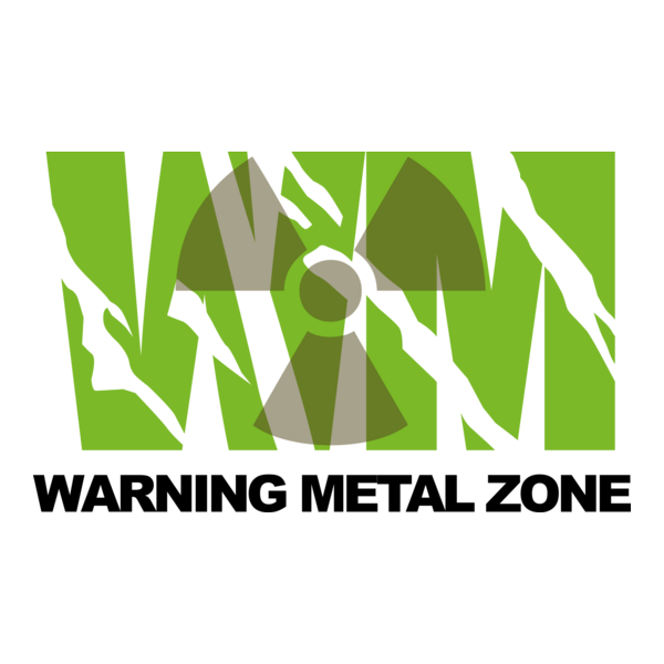 Warning Metal Zone Logo PNG Vector