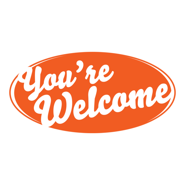 You're Welcome Logo PNG Vector