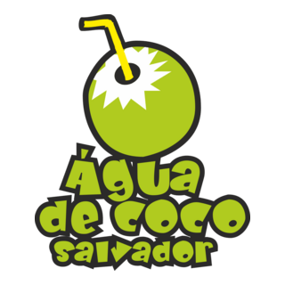 Água de Coco Salvador Logo PNG Vector