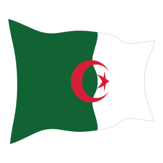 ALGERIAN WAVY FLAG Logo PNG Vector