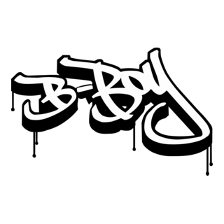 B-Boy Logo PNG Vector