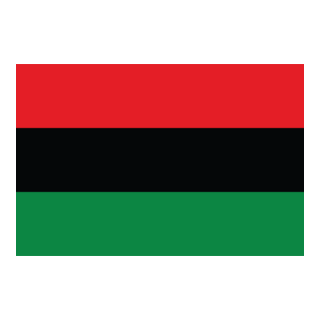 BLACK NATIONALISM FLAG Logo PNG Vector