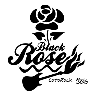 Black Rose Logo PNG Vector