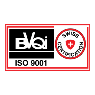BVQI ISO 9001 Swiss Certification Logo PNG Vector