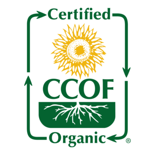 Certified CCOF Organic Logo PNG Vector