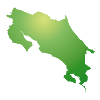 Costa Rica Detailed Map Logo PNG Vector