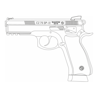 CZ 75 SP-01 Shadow Logo PNG Vector