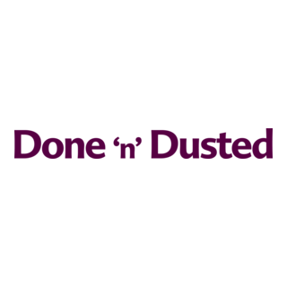 Done 'n' Dusted Logo PNG Vector