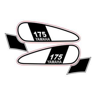 dt yamaha 175 1975 Logo PNG Vector
