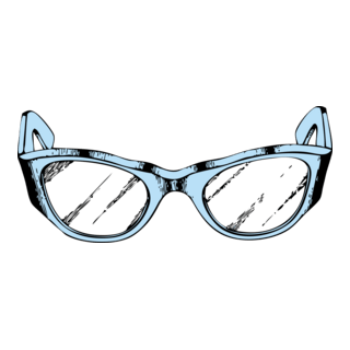 Eye Glasses Logo PNG Vector