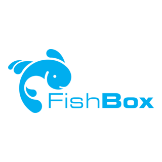 Fish Box Logo PNG Vector