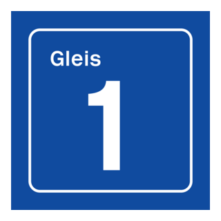 Gleis 1 Logo PNG Vector