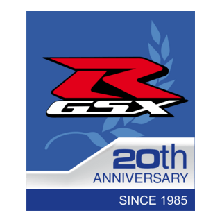 GSXR 20th anniversary Logo PNG Vector
