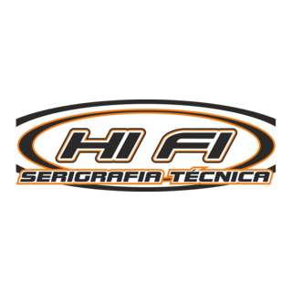 HI FI Serigrafia Tecnica Logo PNG Vector