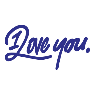 I Love You Logo PNG Vector