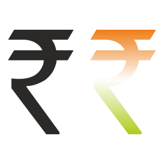 Indian Rupee Logo PNG Vector