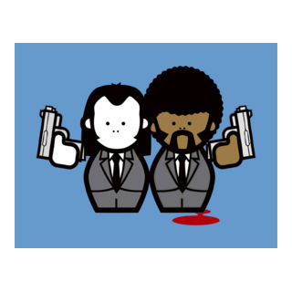 joules and Vincent Pulp Fiction Logo PNG Vector