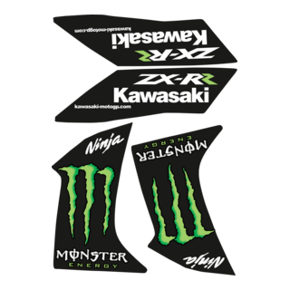 Kawasaki Ninja Monster Logo PNG Vector