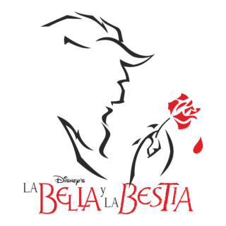 La Bella y la Bestia Logo PNG Vector