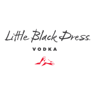 Little Black Dress Vodka Logo PNG Vector