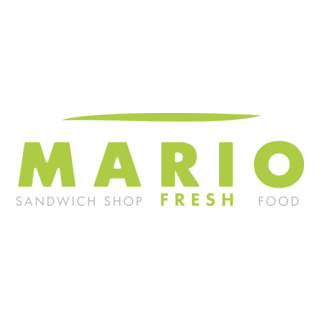 Mario Fresh Food Sandwich Shop Logo PNG Vector
