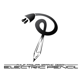 P2GD Electric Pencil Logo PNG Vector