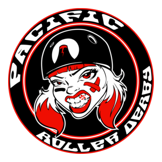 Pacific Roller Derby Logo PNG Vector