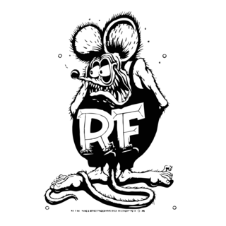 Rat Fink Logo PNG Vector
