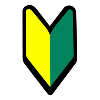 Soshinoya New Driver Badge Logo PNG Vector