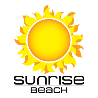 Sunrise Beach Logo PNG Vector