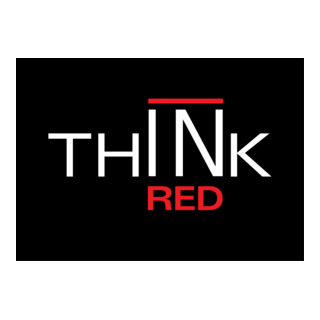 Think in RED Logo PNG Vector