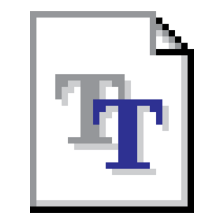 TrueType Logo PNG Vector