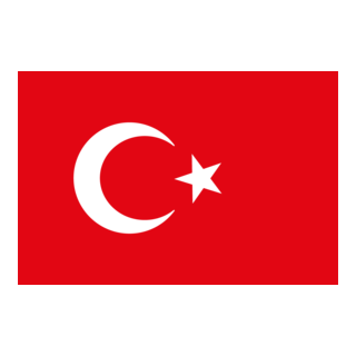 Turkish Flag Logo PNG Vector