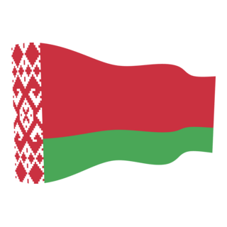 WAVY FLAG OF BELARUS Logo PNG Vector