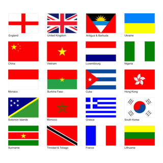 World Flags Logo PNG Vector