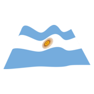 ARGENTINE WAVY FLAG Logo PNG Vector