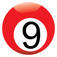 Billiard Ball Logo PNG Vector