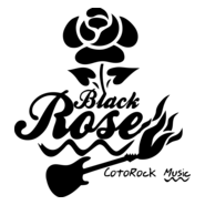 Black Rose Logo PNG Vector