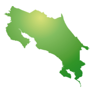 Costa Rica Detailed Map Logo PNG Vector