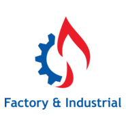 Factory & Industrial Logo PNG Vector