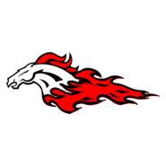 Flaming Horse Logo PNG Vector